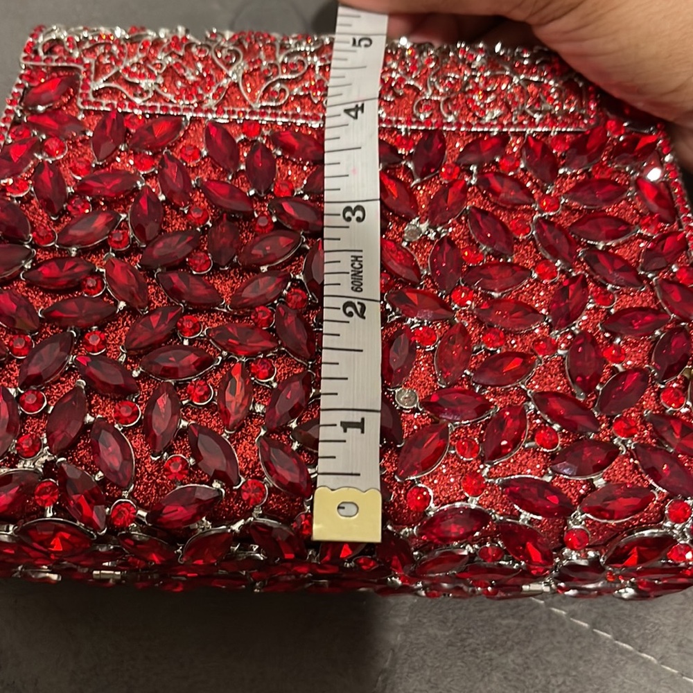 Ruby Red Clutch - Picture 10 of 10
